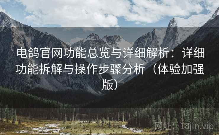 电鸽官网功能总览与详细解析：详细功能拆解与操作步骤分析（体验加强版）