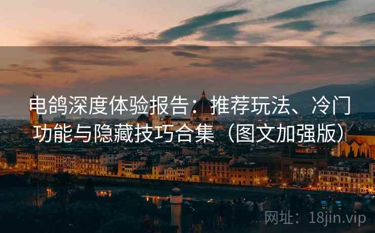 电鸽深度体验报告:推荐玩法、冷门功能与隐藏技巧合集(图文加强版) 电鸽深度体验报告:推荐玩法、冷门功能与隐藏技巧合集(图文加强版)