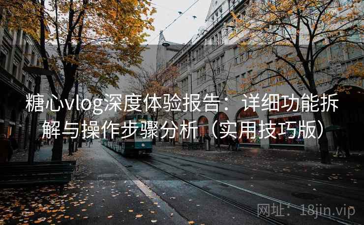 糖心vlog深度体验报告：详细功能拆解与操作步骤分析（实用技巧版）