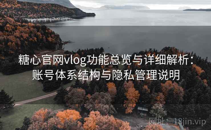 糖心官网vlog功能总览与详细解析：账号体系结构与隐私管理说明