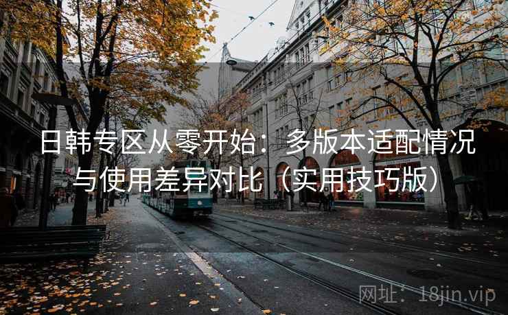 日韩专区从零开始：多版本适配情况与使用差异对比（实用技巧版）